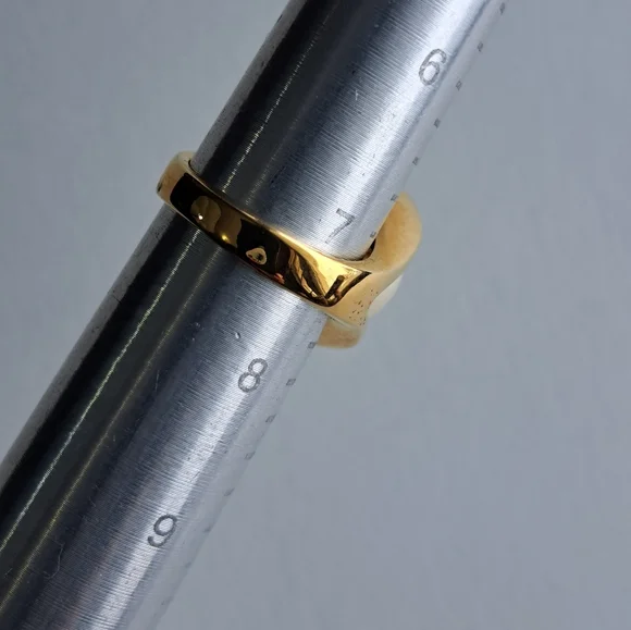 Lg gorgeous pearl & gold cocktail ring - Picture 4 of 6